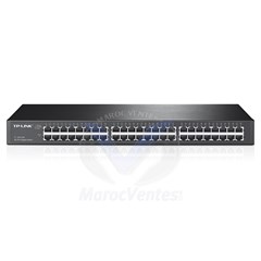Tplink 48-port Gigabit Switch, 48 10/100/1000M RJ45 ports, 1U 19-inch rack-mountable steel case