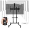 Meuble Pour Écran TV Chariot de Télévision Mobile 32-75 pouces Max 50 KG