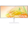 Moniteur Flat 34  Résolution QHD Serie 6 Blanc Ratio 21:9 Display Port, HDMI, USB, Ethernet Port, Thunderbolt