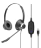 Micro-Casque Binaural UC Connexion USB-A Cordon USB A-RX