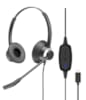 Micro-Casque Binaural UC Connexion USB-C Cordon USB C-RX