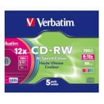 CD-RW en Pack de 5 unités / Le prix est par CD-RW