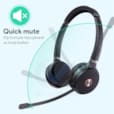 WH62 Dual Teams Casque sans fil 1308001
