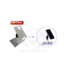 SUPPORT DIGITAL DGT-MONT-PAD06 POUR IPAD OU TABLETTE EN ALLUMINIUM + PIED ROBUSTE,DGT-MONT-PAD06