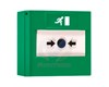 DECLENCHEUR REARMABLE D'URGENCE VERT POUR C.A DI-AR1