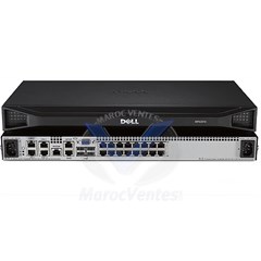 Switch KVM Distant 16 Ports avec 2 Télécommandes Montable en Rack