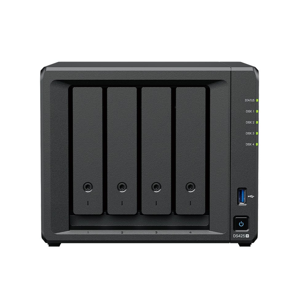 Serveur NAS TWR Processeur Intel-J4125 4 coeurs 2 Ghz Raid Software RAM 2 Go 36 Mois DS425+
