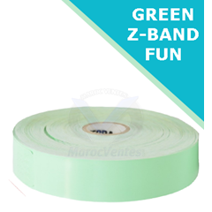 Z-BAND FUN 25MM GREEN (4*350) Desktop Box of4° 1001271264