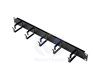 Panneau de gestion de câbles horizontal 19'' 1U NOIR LN-KDG-YKD-1UKN-BL