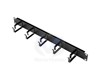 Panneau de gestion de câbles horizontal 19'' 1U NOIR LN-KDG-YKD-1UKN-BL