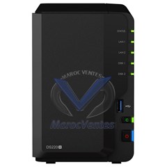 DiskStation Serveur NAS 2 baies - 2 Go de RAM DDR4 - Intel Celeron J4025