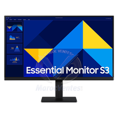 SAMSUNG Moniteur Gamme D 24'' 100 Hz Flat Serie 3 1920*1080 Tps 5ms 1 HDMI 12 Mois LS24D300GAUXEN
