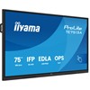 PROLITE Ecran Interactif Tactile 75 Pouces 4K UHD Certifié Google EDLA