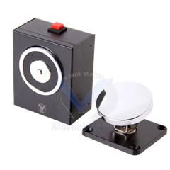 VENTOUSE MAGN.MURALE RONDE INCENDIE 12V/24V+BOUT.URGENCE YD604