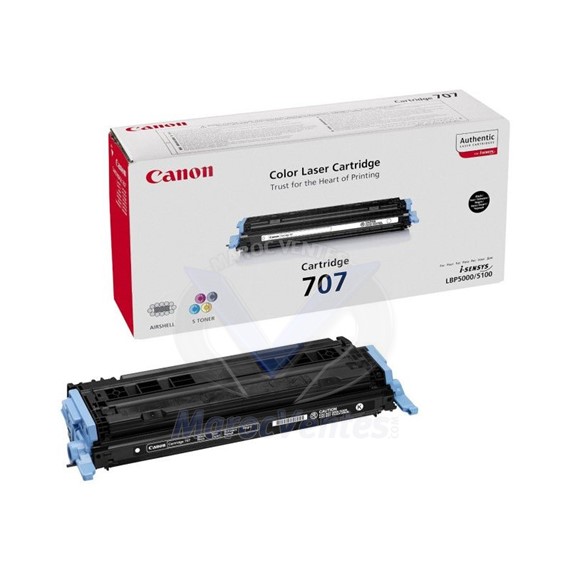 CANON 707 TONER ORIGINAL NOIR 2500 pages 9424A004AA