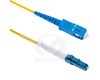 CORDON FIBRE OPTIQUE DUPLEX OS2 G652D LC/UPC/LC/UPC 0.3MM LSZH 1MT CORDON FIBRE OPTIQUE