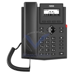 Téléphone IP SIP 2 Comptes avec Ecran Noir et Blanc PoE (*Sans Alimentation)