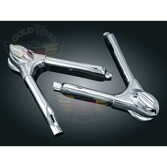 UNLIGHTED SWINGARM COVERS, 08-UP SOFTAIL