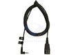 Câble Mini Jack 2,5 mm vers QD pour Jabra et Panasonic 8800-01-46