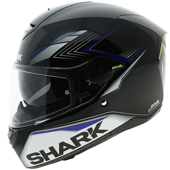 Casque SKWAL MATADOR Black Blue Silver Tailles L M S XL XS