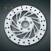 CARTEL CHROME REAR ROTOR,  08- 09 FLH MODELS