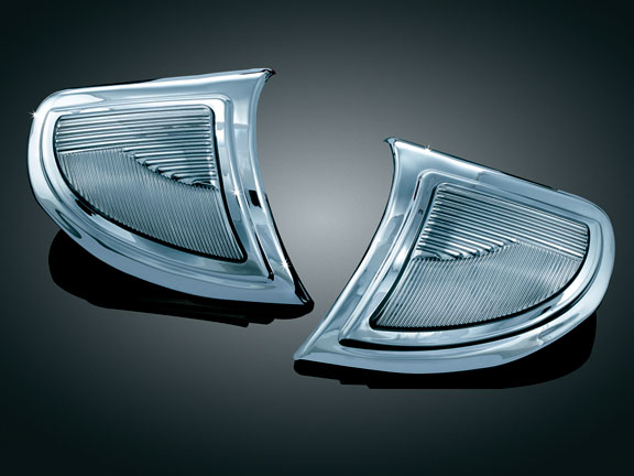 Garnitures de phare lumineuses LED Orange