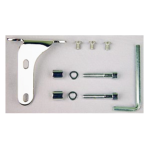 JMCB-2003 POLISHED MOUNT BRKT HARLEY 1 HANDLEBARS" JCB03-HBK02P